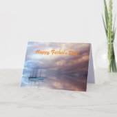 SAILING SHIP VATHER'S DAY CARD DANKESKARTE (Vorderseite)