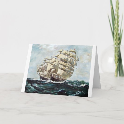 Sailing Ships Karte (Vorderseite)