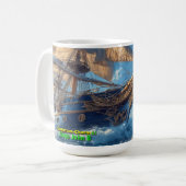 Sailing Sloop John B Tall Ship v2.0 Kaffeetasse (Vorderseite Links)