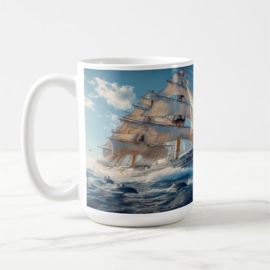 Sailing Sloop John B Tall Ship v4.0 Kaffeetasse (Links)