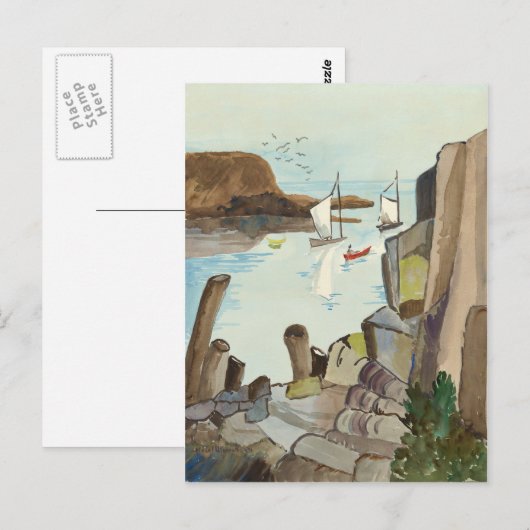 Sailing Sucia Postkarte (Vorne/Hinten)