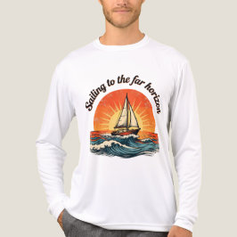 Sailing to the Far Horizon. adventures quotes Tri-Blend Shirt