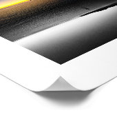 Sailing to the Horizon Reflection Photography Poster (Ecke)