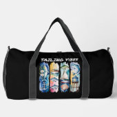 Sailing Vibes Marine Ocean Elements Duffle Bag (Vorderseite)