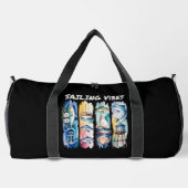 Sailing Vibes Marine  Ocean Elements   Duffle Bag (Rückseite)