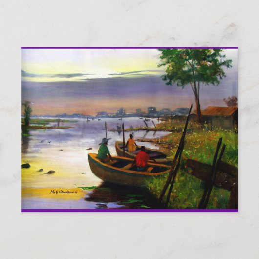    SAILINGBY MOJISOLA A GBADAMOSI OKUBULE POSTKARTE (Vorderseite)