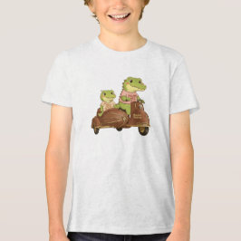 Sailor Ace and First Mate Gator Duo - Retro Advent Tri-Blend Shirt