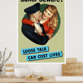 Sailor Achtung! Poster (Küche)