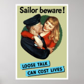 Sailor Achtung! Poster (Vorne)