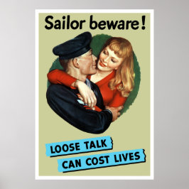 Sailor Achtung! Poster