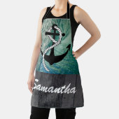 Sailor Anchor Lake Hütte Nautical Ocean Name Schürze (InSitu)