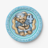 Sailor Bear 4 Jahre Alte Teller (Vorderseite)