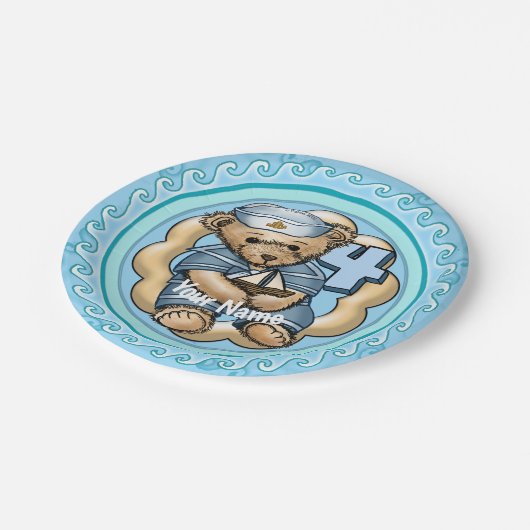 Sailor Bear 4 Jahre Alte Teller (Schrägansicht)