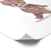 Sailor Bear Kinderzimmer Room Art Poster (Ecke)