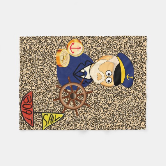 Sailor Blanket Fleecedecke (Vorderseite (Horizontal))