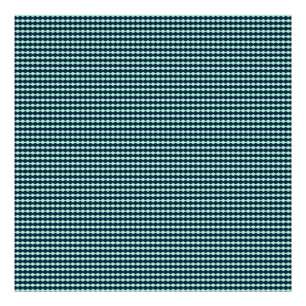 Sailor Blue und Mint Repeat-Muster Fotodruck