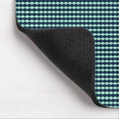 Sailor Blue und Mint Repeat-Muster Mousepad (Ecke)