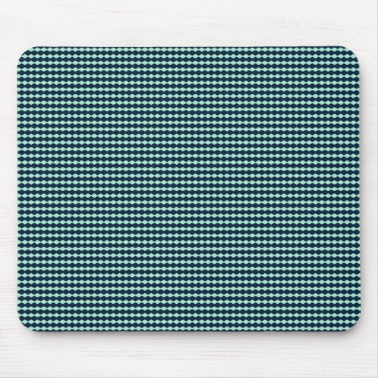 Sailor Blue und Mint Repeat-Muster Mousepad (Vorne)