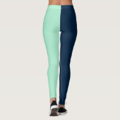 Sailor Blue und Minze Leggings (Rückseite)