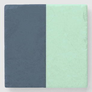 Sailor Blue und Minze Steinuntersetzer