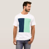 Sailor Blue und Minze T-Shirt (Vorne ganz)