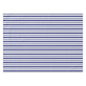 Sailor Blue Vertikale Streifen Tischdecke (Vorderseite (Horizontal))