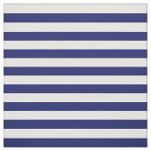 Sailor Blue & White Beach Streifen (kleiner Maßsta Stoff (Muster)