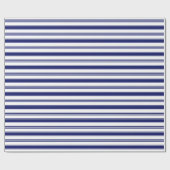Sailor Blue & White Stripe (groß) Geschenkpapier (Flach)