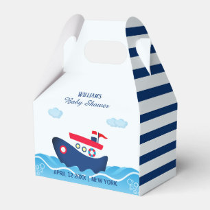 Sailor Boat Baby Showbox Geschenkschachtel