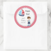 Sailor Boy Birthday Stickers (Tasche)