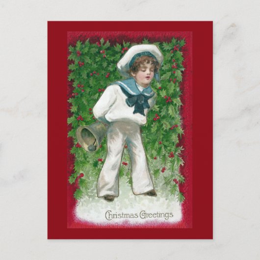 Sailor Boy und Bell Vintage Weihnachten (Vorderseite)