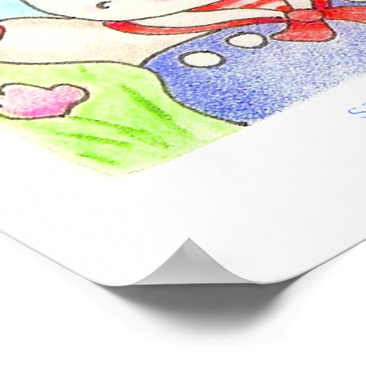 Sailor Bunny Poster (Ecke)