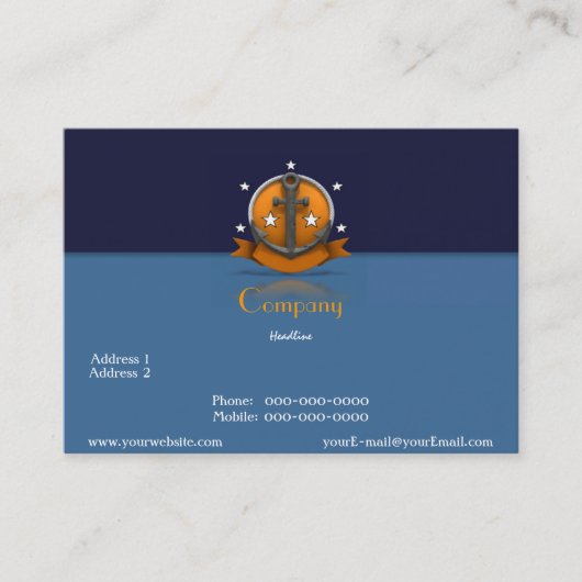 Sailor Business Card Visitenkarte (Vorderseite)