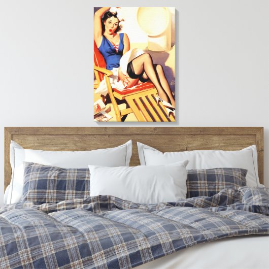 Sailor Button up Leinwanddruck (Insitu (Schlafzimmer))