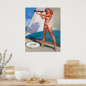 Sailor Button up Poster (Küche)