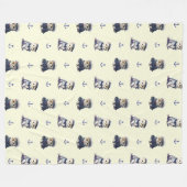 SAILOR CAT FLEECEDECKE (Vorderseite (Horizontal))