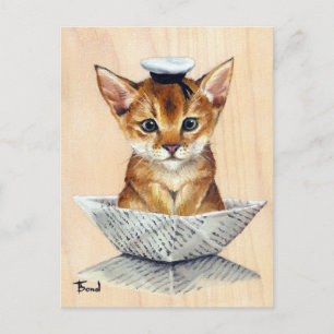 Sailor Cat Postkarte