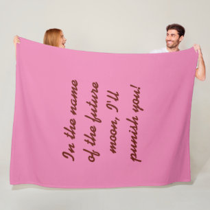 Sailor-Chibi-Mond-Riesenvlies Fleecedecke