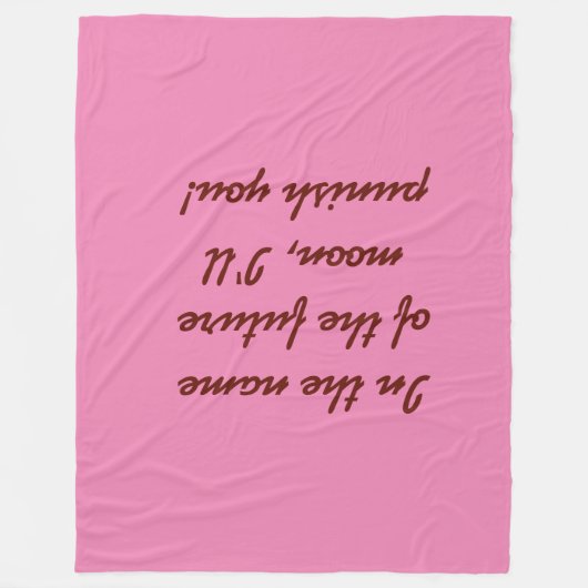 Sailor-Chibi-Mond-Riesenvlies Fleecedecke (Vorderseite)