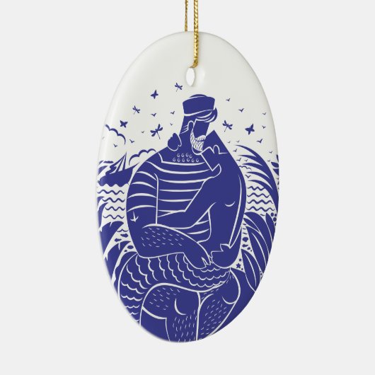 Sailor Daddy O Keramik Ornament (Rechts)