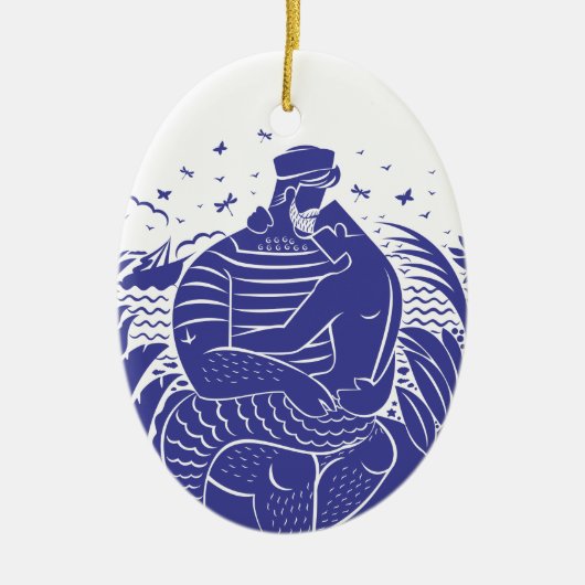 Sailor Daddy O Keramik Ornament (Vorne)