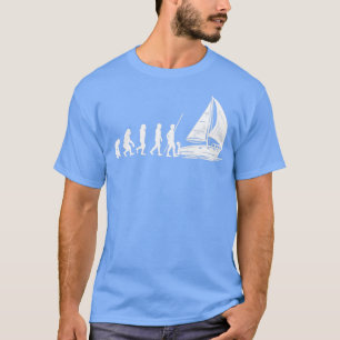 Sailor Evolution Geschenk Segeln T-Shirt