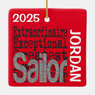 Sailor Extraordinaire CUSTOM Keramikornament
