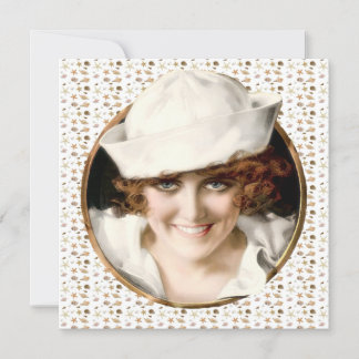 Sailor Girl Beach Party der 20er Jahre Einladung