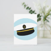 Sailor Hat Postkarte (Stehend Vorderseite)