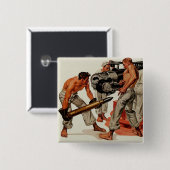 Sailor Hunks Laden der Big Gun Button (Vorne & Hinten)