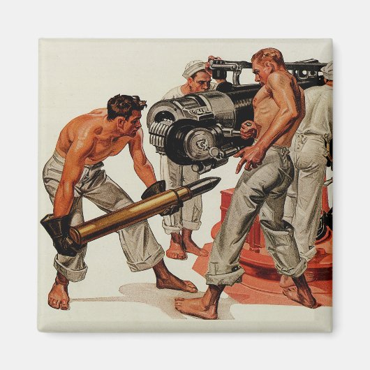 Sailor Hunks Laden der Big Gun Magnet (Vorne)