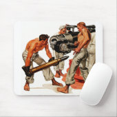 Sailor Hunks Laden der Big Gun Mousepad (Mit Mouse)