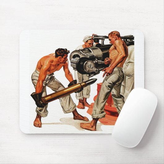 Sailor Hunks Laden der Big Gun Mousepad (Mit Mouse)