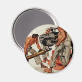 Sailor Hunks Loslassen der Big Gun Magnet (Vorderseite/Rückseite)